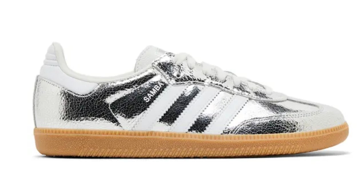 2025 & 2026 Samba OG 'Cracked Metallic Pack - Silver'