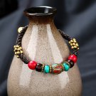 Turquoise Bracelets/ Turquoise and Nepal beads Bracelets