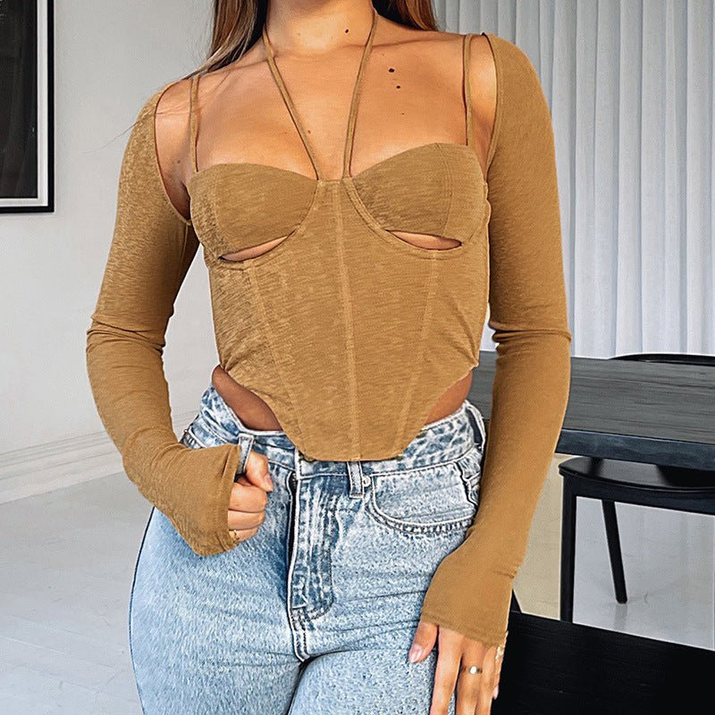 jeans crop top for women