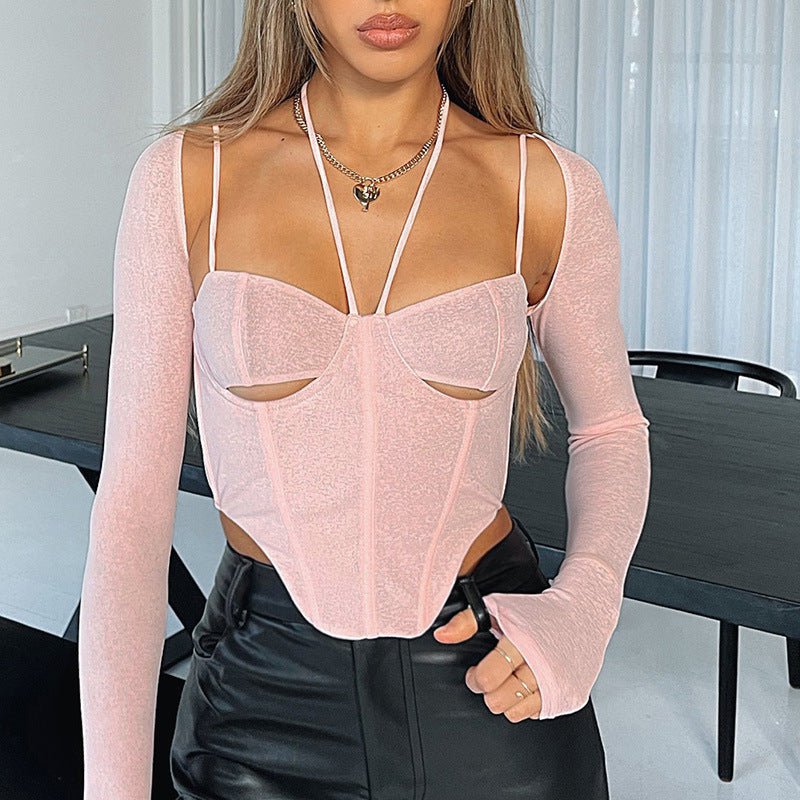 jeans crop top for women