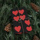 Grouped Hearts Wrapping Paper 20"x30" Matte Paper Finish