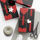 Love Hearts Wrapping Paper 20"x30" Matte Paper Finish