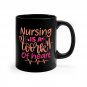 Nursing is a Work of Heart 11oz Black Mug