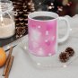 Pink Hearts Coffee Cup Ceramic Mug 11oz Love Wedding Valentine