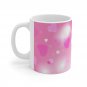 Pink Hearts Coffee Cup Ceramic Mug 11oz Love Wedding Valentine