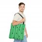Green Stars and Stripes Tote Bag Large