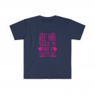 All You Need is Love and Chocolate Unisex Softstyle T-Shirt SMALL NAVY