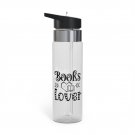 Book Lover, Kensington Tritan Sport Bottle, 20oz, Clear