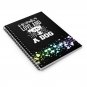 All You Need is Love and a Dog with Rainbow Hearts Border Spiral Notebook Ruled Line
