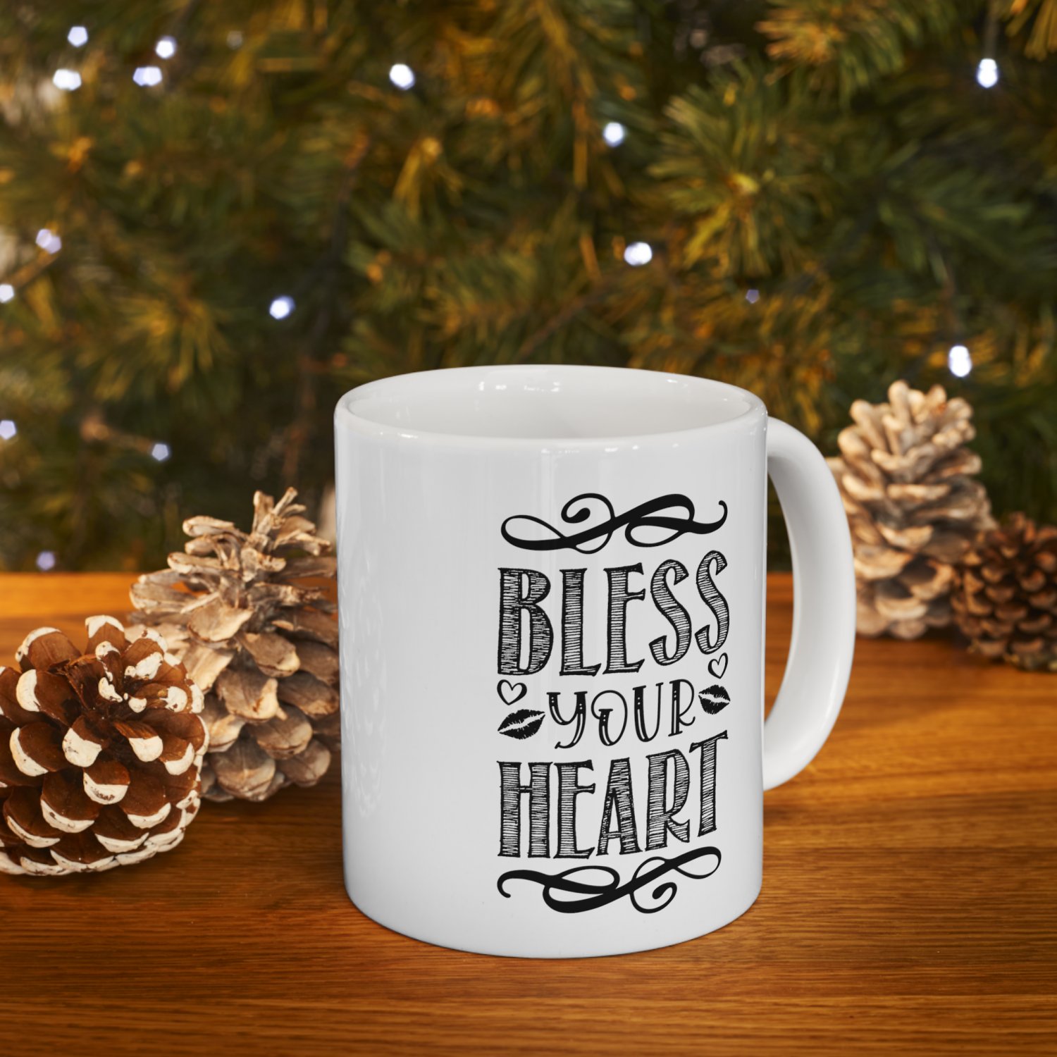Bless Your Heart Coffee Cup Ceramic Mug 11oz