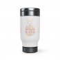 Bunny Kisses 25 Cents Stainless Steel Travel Mug with Handle 14oz