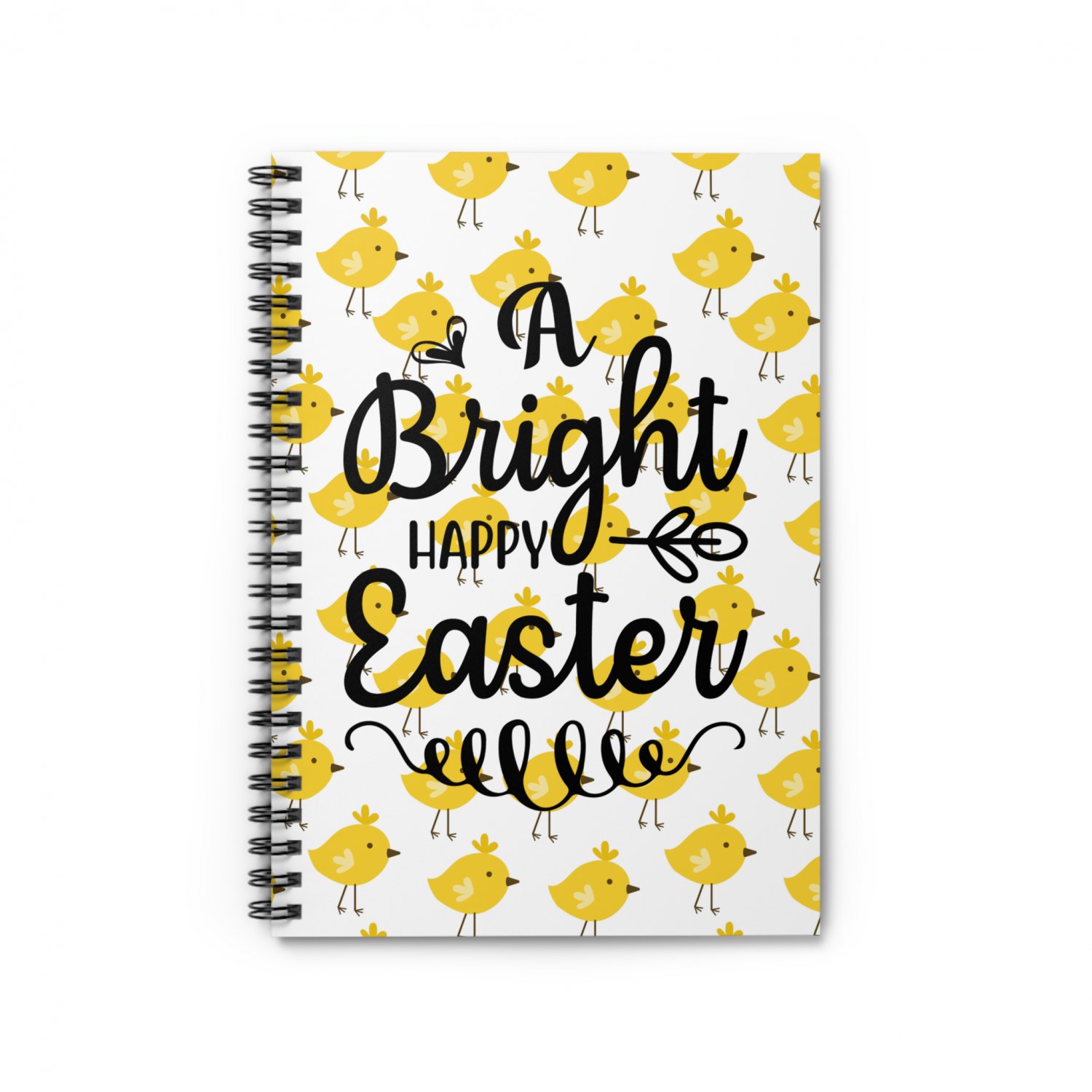 A Bright Happy Easter, Spiral Notebook - Ruled Line