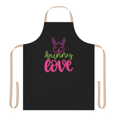 Bunny Love, Apron BEIGE strap accent