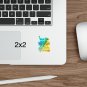 I Love You More Than Yesterday, Yesterday You Got On My Nerves, Holographic Die-cut Stickers 6x6
