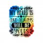 My Heart Is and Always Will Be Yours, Holographic Die-cut Stickers 2x2