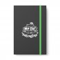 My Cat is My Valentine, Color Contrast Notebook - Ruled - Green
