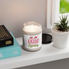 Hello Spring, Scented Soy Candle, 9oz White Sage + Lavender