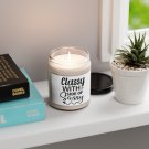 Classy With A Side Of Sassy, Scented Soy Candle, 9oz White Sage + Lavender