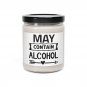 May Contain Alcohol, Scented Soy Candle, 9oz Apple Harvest