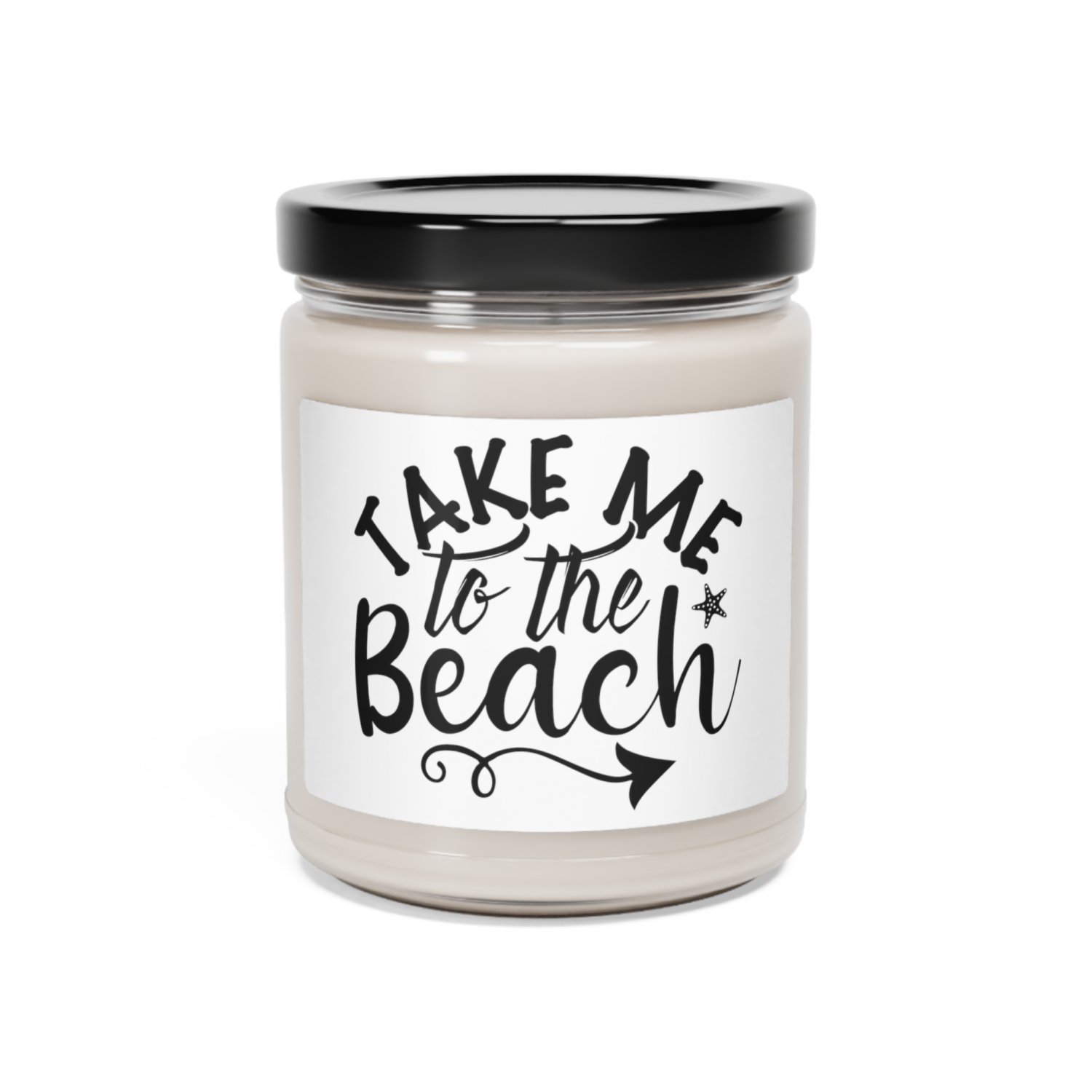 Take Me To The Beach, Scented Soy Candle, 9oz Apple Harvest