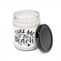 Take Me To The Beach, Scented Soy Candle, 9oz Apple Harvest