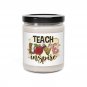 Teach Love Inspire, Scented Soy Candle, 9oz White Sage + Lavender