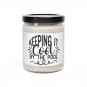 Keeping It Cool By The Pool, Scented Soy Candle, 9oz Apple Harvest