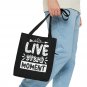Live Every Moment Tote Bag Large