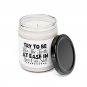 Try To Be Like The Turtle At Ease In Your Own Shell, Scented Soy Candle, 9oz Cinnamon Vanilla