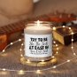 Try To Be Like The Turtle At Ease In Your Own Shell, Scented Soy Candle, 9oz CLEAN COTTON
