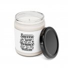 Success Is How You Bounce When You Hit Bottom, Scented Soy Candle, 9oz CLEAN COTTON