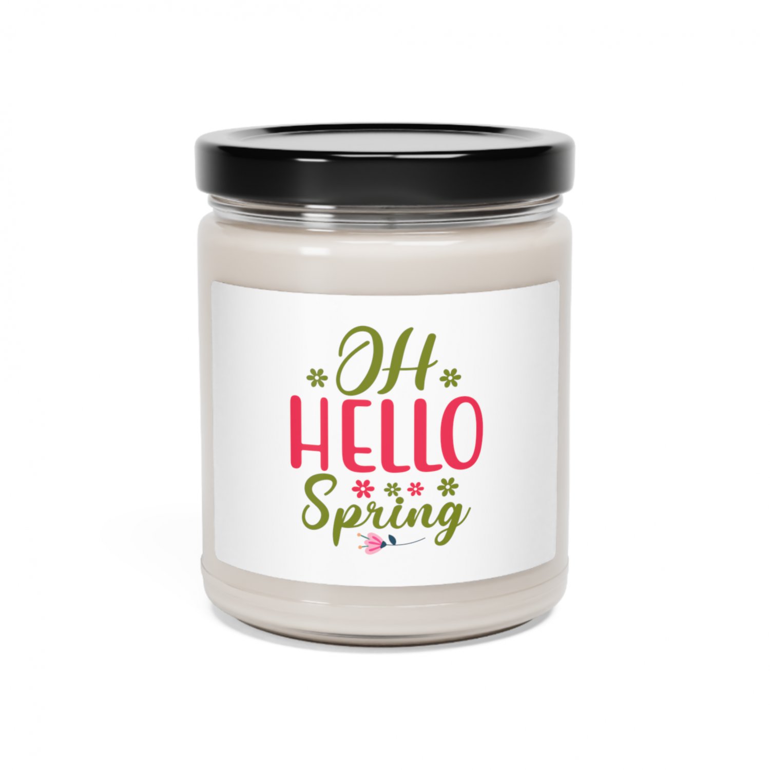 Oh, Hello Spring, Scented Soy Candle, 9oz CLEAN COTTON