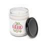 Oh, Hello Spring, Scented Soy Candle, 9oz CLEAN COTTON