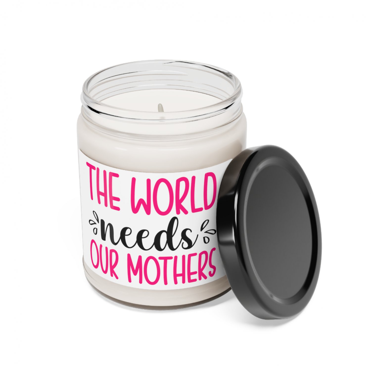 The World Needs Our Mothers, Scented Soy Candle, 9oz CLEAN COTTON