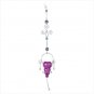 Purple Hummingbird Feeder