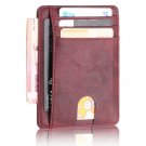 Men Leather Credit Card Holder Wallet Minimalist