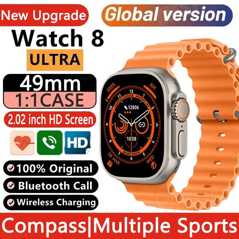 Ultra Series8 Smart Watch Men - Waterproof Sport Mode Fitness Watch For Apple