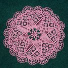 LACY PINK STAR DOILY - **NEW**