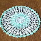 Mint Green Hand Crochet Doily - **NEW**