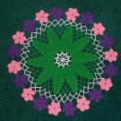 Hawaiian Lei Hand Crochet Doily - **NEW**