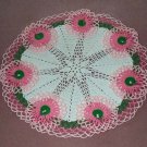 Ruffled Floral Hand Crochet Doily - Vintage Design - **NEW**