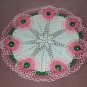 Ruffled Floral Hand Crochet Doily - Vintage Design - **NEW**