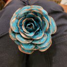 Handmade Patinaed Copper Rose