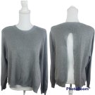 MelloDay Women's Sweater Plus Size Split Back Long Sleeve Gray Size 2XL NEW