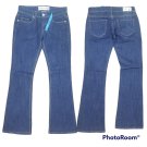 Indigo Saints Petite Women's Flare Leg Jeans Dark Wash Size 26 NEW