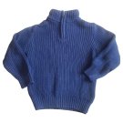 Childrens Place Baby Boy Mock Neck Zip Sweater Navy Blue 12-18 Months