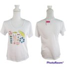 Fresh Produce  Vintage Go To Cotton Tshirt White Beach Size Xsmall NEW