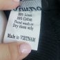 Kimdo Women's Cheong-sam Linen Blend Dress Chinese Black Gold Size 16 NEW