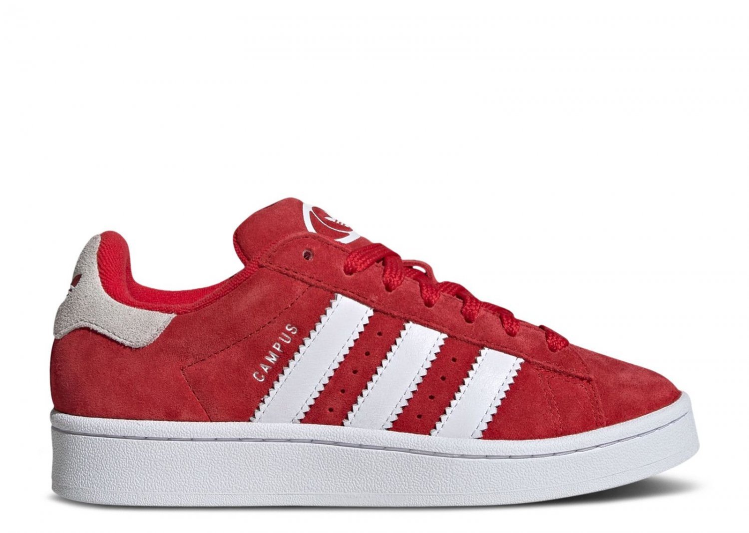 Campus 00s J Scarlet - White Heel Tab