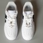 Force 1 Low Chrome Hearts White